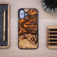 mini: Etui Bewood Unique do iPhone 16 Plus - Orange (3)