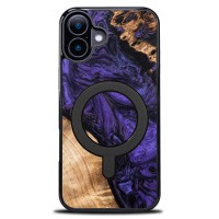 mini: Etui Bewood Unique do iPhone 16 Plus - Violet z MagSafe (1)