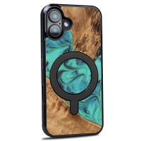 mini: Etui Bewood Unique do iPhone 16 Plus - Turquoise z MagSafe (2)