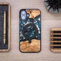 mini: Etui Bewood Unique do iPhone 16 Plus - Planets - Ziemia z MagSafe (4)