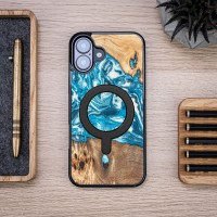 mini: Etui Bewood Unique do iPhone 16 Plus - Planets - Uran z MagSafe (4)