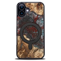 mini: Etui Bewood Unique do iPhone 16 Plus - Planets - Pluton z MagSafe (1)