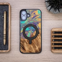 mini: Etui Bewood Unique do iPhone 16 Plus - Planets - Merkury z MagSafe (4)