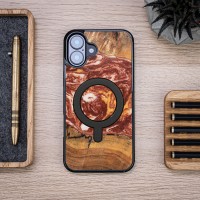 mini: Etui Bewood Unique do iPhone 16 Plus - Planets - Mars z MagSafe (4)