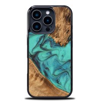 mini: Etui Bewood Unique do iPhone 16 Pro - Turquoise (1)