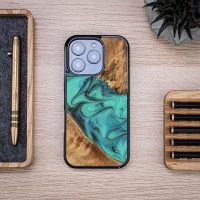mini: Etui Bewood Unique do iPhone 16 Pro - Turquoise (3)