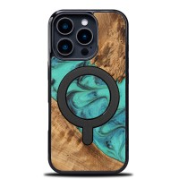 mini: Etui Bewood Unique do iPhone 16 Pro - Turquoise z MagSafe (1)