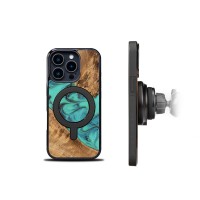 mini: Etui Bewood Unique do iPhone 16 Pro - Turquoise z MagSafe (3)