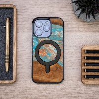 mini: Bewood Resin Case for Apple iPhone 16 Pro - Planets - Saturn with MagSafe (4)