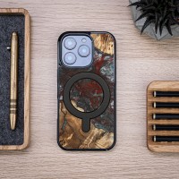 mini: Etui Bewood Unique do iPhone 16 Pro - Planets - Pluton z MagSafe (4)