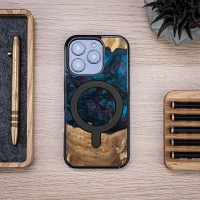 mini: Etui Bewood Unique do iPhone 16 Pro - Planets - Neptun z MagSafe (4)