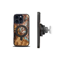 mini: Etui Bewood Unique do iPhone 16 Pro - Planets - Jowisz z MagSafe (3)
