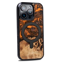 mini: Etui Bewood Unique do iPhone 16 Pro - Orange z MagSafe (2)