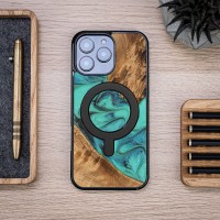 mini: Bewood Resin Case for Apple iPhone 16 Pro Max - Turquoise with MagSafe (4)