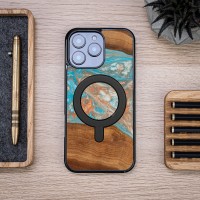 mini: Etui Bewood Unique do iPhone 16 Pro Max - Planets - Saturn z MagSafe (4)