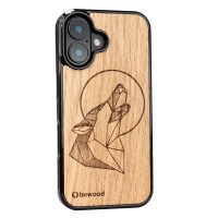 mini: Drewniane Etui Bewood do iPhone 16 WILK DĄB (2)
