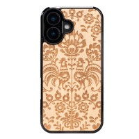 mini: Drewniane Etui Bewood do iPhone 16 POLSKI FOLK ANIEGRE (1)