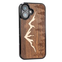 mini: Drewniane Etui Bewood do iPhone 16 GÓRY IMBUIA (2)