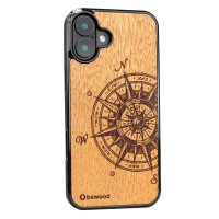 mini: Drewniane Etui Bewood do iPhone 16 Plus TRAVELER MERBAU (2)