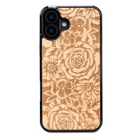 mini: Drewniane Etui Bewood do iPhone 16 Plus RÓŻE ANIEGRE (1)