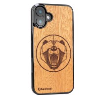 mini: Apple iPhone 16 Plus Bear Merbau Bewood Wood Case (2)