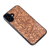 mini: Drewniane Etui Bewood do iPhone 16 Plus LIŚCIE JABŁOŃ (3)