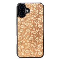mini: Drewniane Etui Bewood do iPhone 16 Plus KWIATY POLNE ANIEGRE (1)