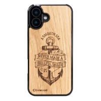 mini: Drewniane Etui Bewood do iPhone 16 Plus KOTWICA DĄB (1)