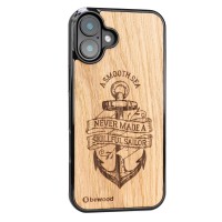 mini: Drewniane Etui Bewood do iPhone 16 Plus KOTWICA DĄB (2)