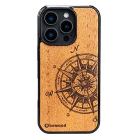 mini: Drewniane Etui Bewood do iPhone 16 Pro TRAVELER MERBAU (1)