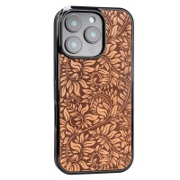 mini: Drewniane Etui Bewood do iPhone 16 Pro LIŚCIE JABŁOŃ (2)