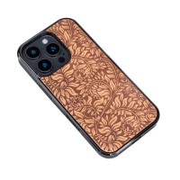 mini: Drewniane Etui Bewood do iPhone 16 Pro LIŚCIE JABŁOŃ (3)