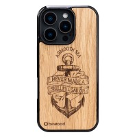 mini: Drewniane Etui Bewood do iPhone 16 Pro KOTWICA DĄB (1)
