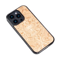 mini: Drewniane Etui Bewood do iPhone 16 Pro KALENDARZ AZTECKI ANIEGRE (3)