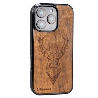 mini: Apple iPhone 16 Pro Deer Imbuia Bewood Wood Case (2)
