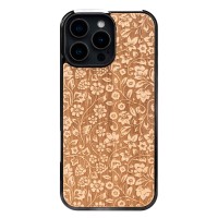 mini: Drewniane Etui Bewood do iPhone 16 Pro Max KWIATY POLNE ANIEGRE (1)