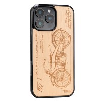 mini: Drewniane Etui Bewood do iPhone 16 Pro Max HARLEY PATENT ANIEGRE (2)