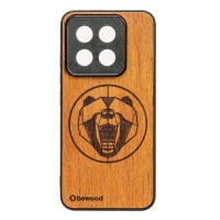 mini: Drewniane Etui Bewood do Xiaomi 14T NIEDŹWIEDŹ MERBAU (1)