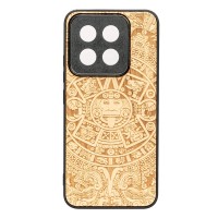 mini: Drewniane Etui Bewood do Xiaomi 14T Pro KALENDARZ AZTECKI ANIEGRE (1)