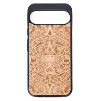 mini: Drewniane Etui Bewood do Google Pixel 9/9 Pro KALENDARZ AZTECKI ANIEGRE (1)