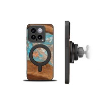 mini: Etui Bewood Unique do Xiaomi 14T Pro - Planets - Saturn z MagSafe (2)
