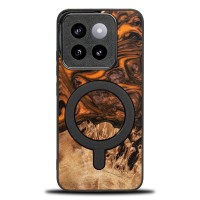 mini: Etui Bewood Unique do Xiaomi 14T Pro - Orange z MagSafe (1)