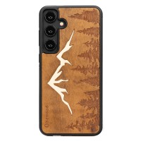 mini: Drewniane Etui Bewood do Samsung Galaxy S24 FE 5G GÓRY IMBUIA (1)