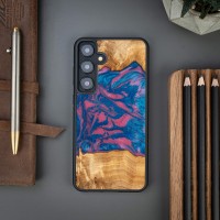 mini: Etui Bewood Unique do Samsung Galaxy S24 FE 5G - Neons - Vegas (2)