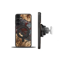 mini: Etui Bewood Unique do Samsung Galaxy S24 FE 5G - Planets - Pluton z MagSafe (2)