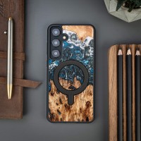 mini: Etui Bewood Unique do Samsung Galaxy A35 5G - Planets - Ziemia z MagSafe (3)