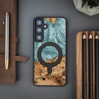 mini: Etui Bewood Unique do Samsung Galaxy A35 5G - Planets - Uran z MagSafe (3)