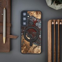mini: Etui Bewood Unique do Samsung Galaxy A35 5G - Planets - Pluton z MagSafe (3)