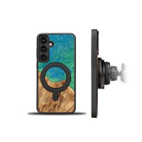 mini: Etui Bewood Unique do Samsung Galaxy A35 5G - Neons - Tokyo z MagSafe (2)