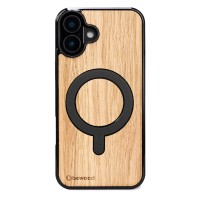 mini: Drewniane Etui Bewood do iPhone 16 Plus DĄB z MagSafe (1)